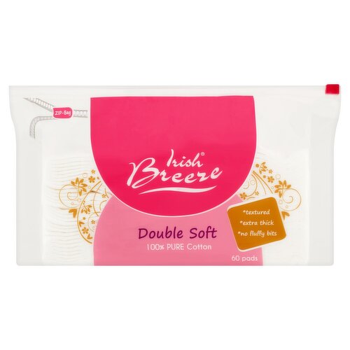 Irish Breeze Double Soft Cotton Pads (60 Piece)