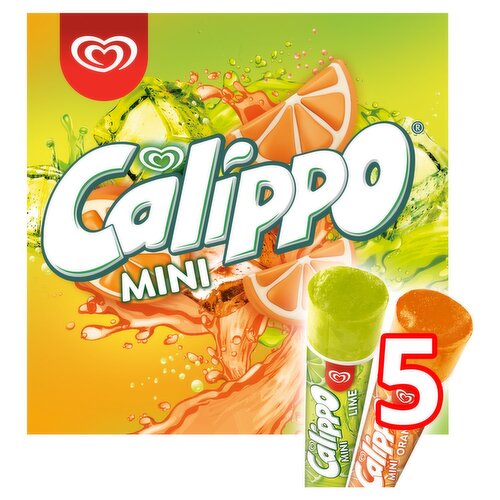 Calippo Mini Orange & Lime 5 Pack 4 (420 ml)