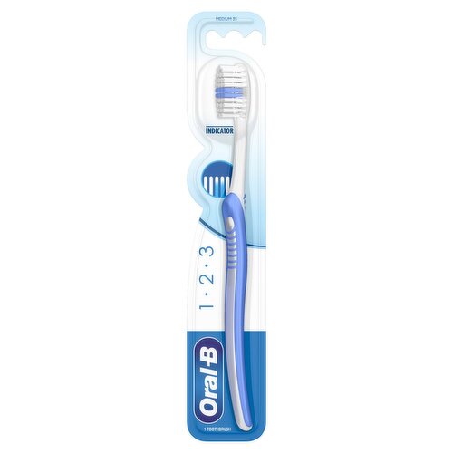 Oral-B 123 Indicator Medium Toothbrush (1 Piece)