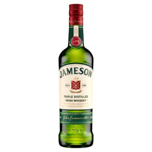 Jameson Triple Distilled Irish Whiskey Bottle (70 cl)