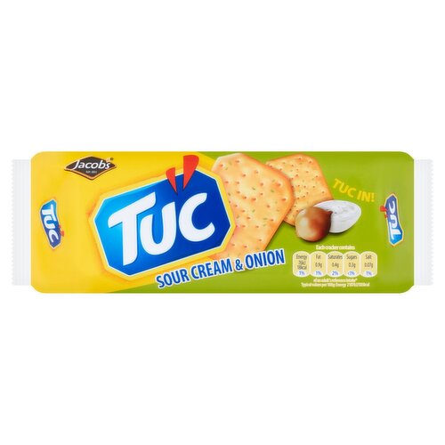 Jacob's Tuc Sour Cream & Onion Crackers (100 g)