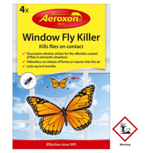 Aeroxon Window Fly Killer (4 Piece)