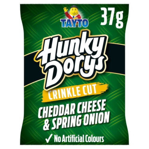 Tayto Hunky Dorys Cheddar Cheese & Spring Onion (37 g)