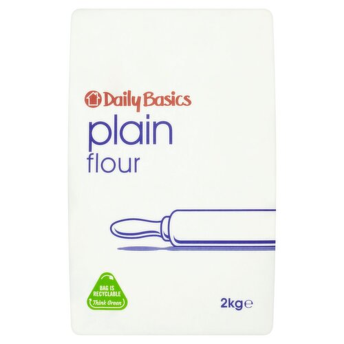 Daily Basics Plain Flour (2 kg)