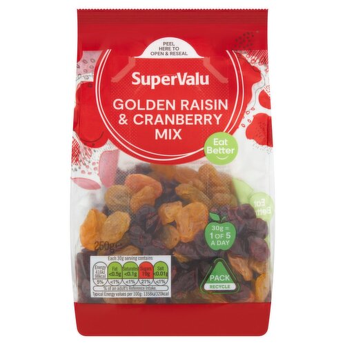 SuperValu Golden Raisin & Cranberry Mix (250 g)