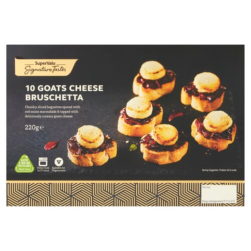 SuperValu Signature Tastes 10 Goats Cheese Bruschetta (220 g)