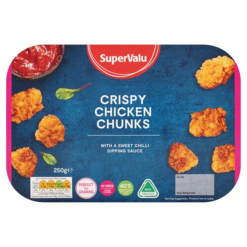 SuperValu Crispy Chicken Chunks with Sweet Chilli Dip (250 g)