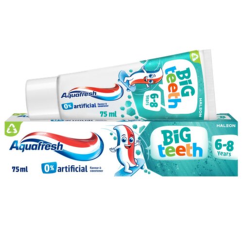 Aquafresh Big Teeth Toothpaste for Kids 6-8 Years (75 ml)