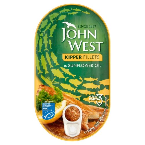 John West Kipper Fillets In Oil (160 g)