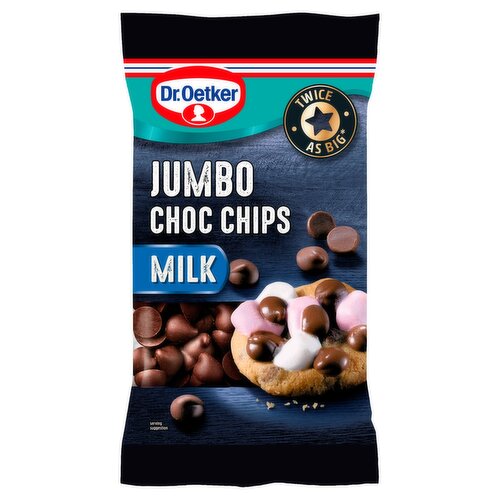 Dr Oetker Milk Chocolate Jumbo Chips (125 g)