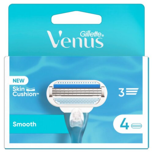 Gillette Venus Smooth Blades (4 Piece)