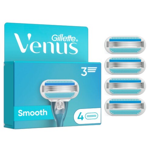 Gillette Venus Smooth Blades (4 Piece)
