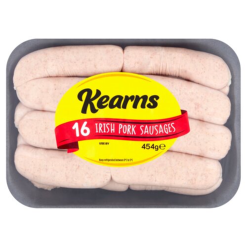 Kearns Irish Pork Sausages 16's (454 g)