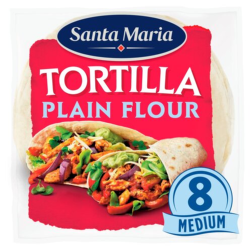 Santa Maria Flour Tortilla Wraps 8 Pack (320 g)