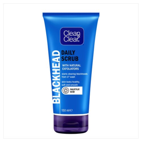 Clean & Clear Blackhead  Clearing Daily Face Scrub (150 ml)