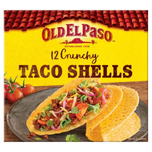 Old El Paso Crunchy Taco Shells 12 Pack (156 g)