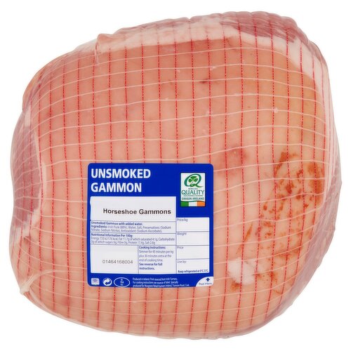 Full Unsmoked Horseshoe Gammon (1 kg)