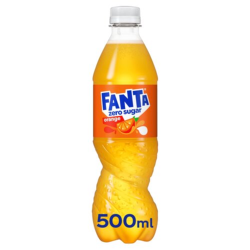 Fanta Zero Sugar Orange Bottle (500 ml)