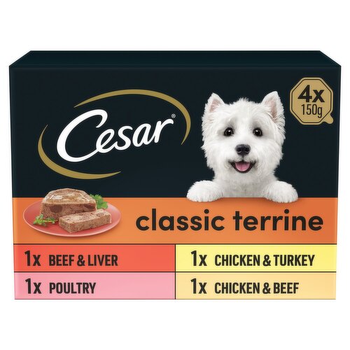 Cesar Classic Terraine Variety Dog Food 4 Pack (150 g)