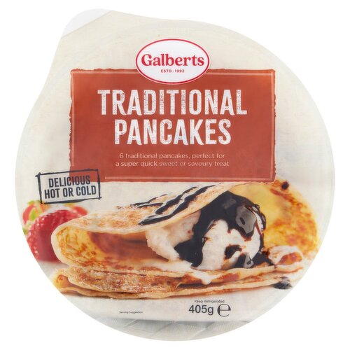 Galberts Traditional Pancakes 6 Pack (540 g)