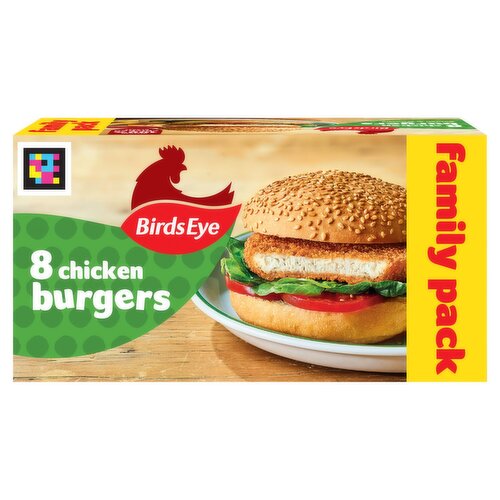 Birds Eye Chicken Burgers 8 Pack (400 g)