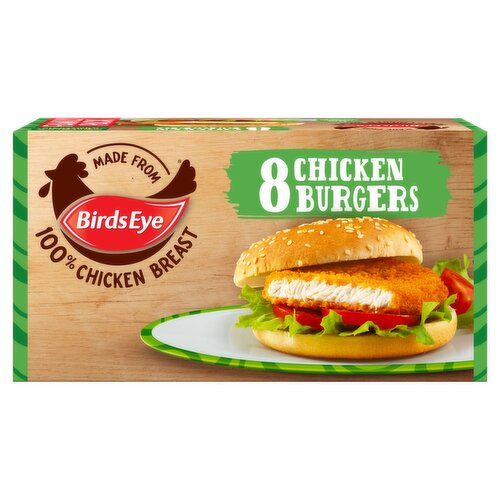 Birds Eye Chicken Burgers 8 Pack (400 g)