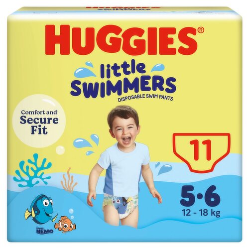 Huggies Little Swimmers Swim Pants Size 5-6  (11 Piece)