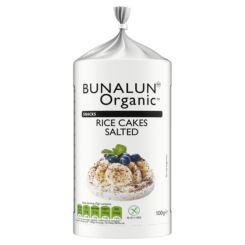 Bunalun Organic Salted Rice Cakes (100 g)