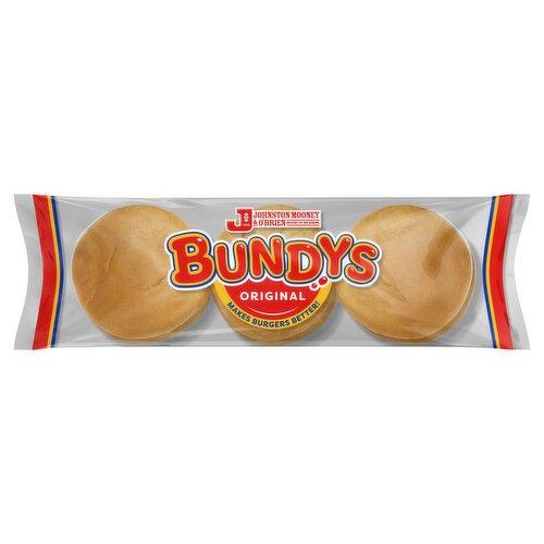 Bundys Original Burger Buns 6 Pack (300 g)