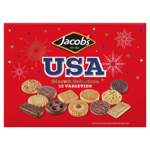 Jacob's USA 12 Varieties Biscuit Carton (800 g)