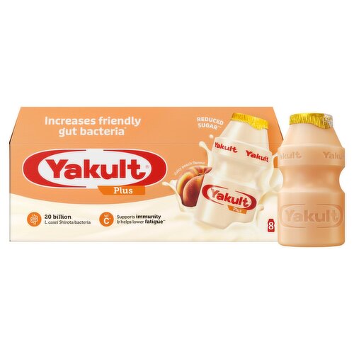 Yakult Plus Peach 8 Pack (65 ml)