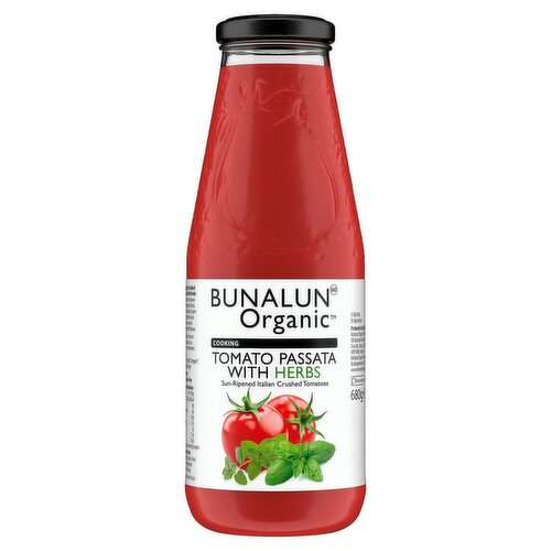 Bunalun Organic Passata with Herbs (680 g)