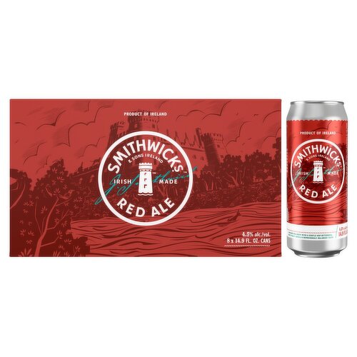 Smithwick's Red Ale Can 8 Pack (500 ml)