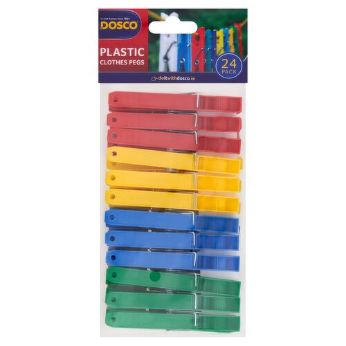 Dosco Plastic Pegs 24 Pack (1 Piece)