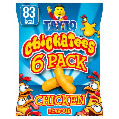 Tayto Chickatees Chicken Flavour Crisps 6 Pack (17 g)