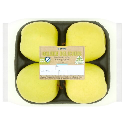 Centra Golden Delicious Apples Tray (4 Piece)