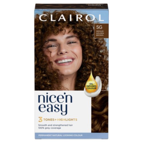 Nice N'Easy Medium Golden Brown Hair Colour (1 Piece)