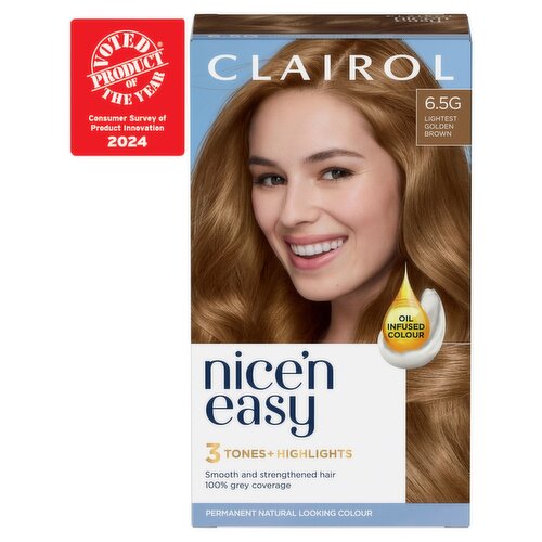 Nice N'Easy Lightest Golden Brown Hair Dye (1 Piece)