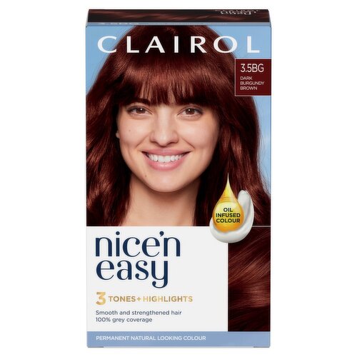 Nice N'Easy Dark Burgundy Brown Hair Dye (1 Piece)