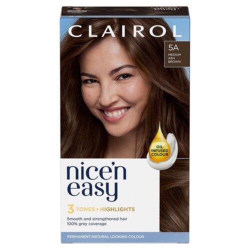 Nice N'Easy Medium Ash Brown Hair Dye (1 Piece)