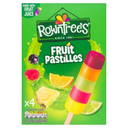 Rowntrees Fruit Pastille Lollies (65 ml)