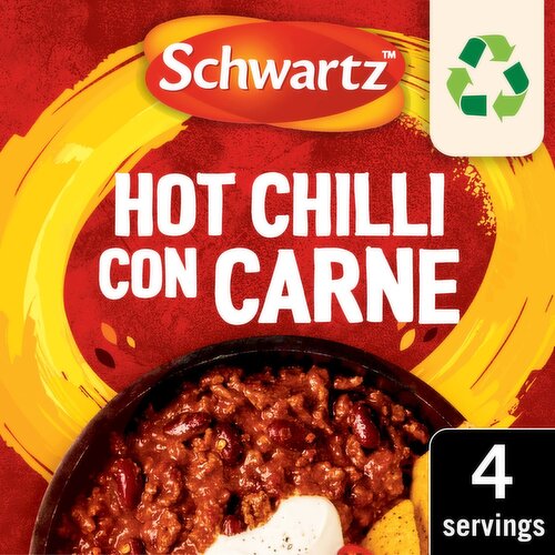 Schwartz Hot Chilli Con Carne Recipe Mix (41 g)