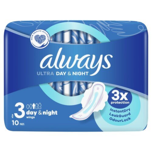 Always Ultra Night Sanitary Towels Size 3 (10 Piece)