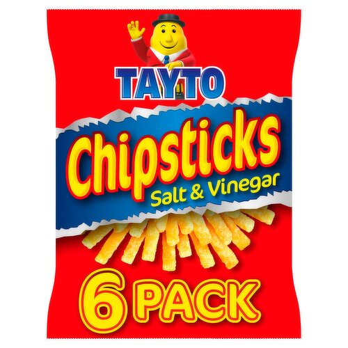 Tayto Chipsticks Salt & Vinegar 6 Pack (28 g)