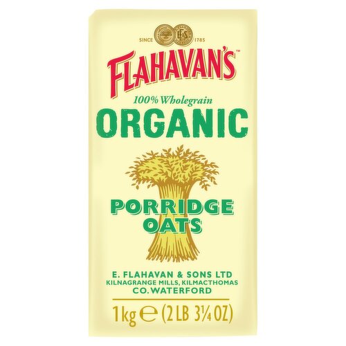 Flahavan's Organic Porridge Oats (1 kg)