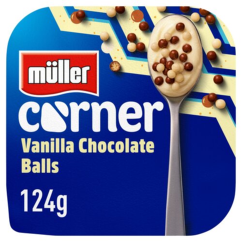 Muller Corner Vanilla Chocolate Balls Yogurt (124 g)