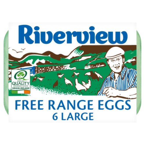 Riverview Free Range Large Eggs 6 Pack (6 Piece)