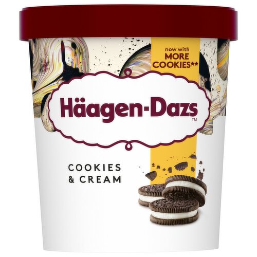 Haagen-Dazs Cookies & Cream Ice Cream (460 ml)