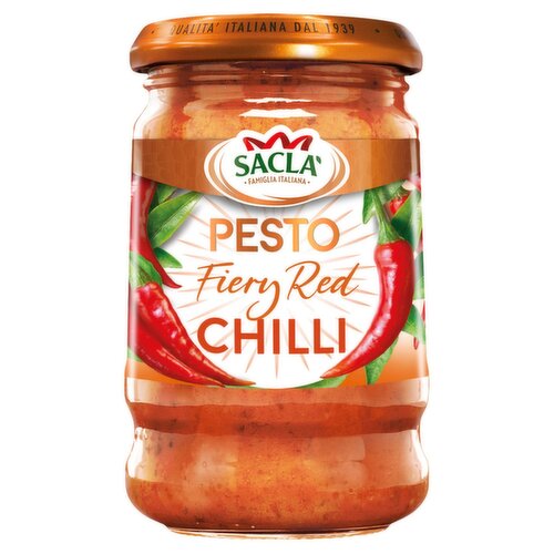 Sacla Pesto Fiery Chilli (190 g)