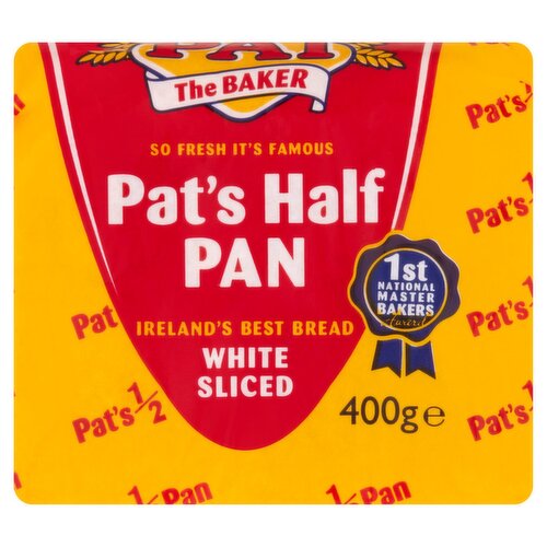 Pat The Baker White Sliced Half Pan (400 g)